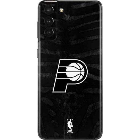 NBA Indiana Pacers Black Animal Print Galaxy S21 Plus 5G Skin