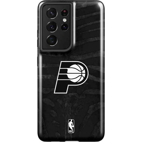 NBA Indiana Pacers Black Animal Print Galaxy S21 Ultra 5G Pro Case