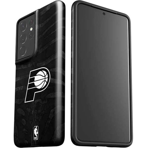 NBA Indiana Pacers Black Animal Print Galaxy S21 Ultra 5G Pro Case