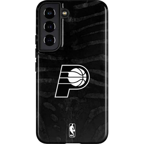 NBA Indiana Pacers Black Animal Print Galaxy S22 Pro Case