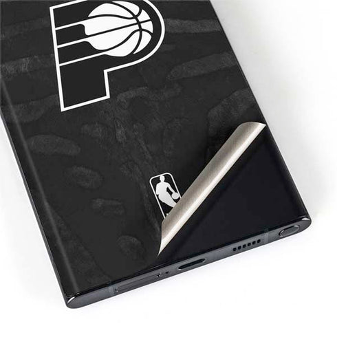 NBA Indiana Pacers Black Animal Print Galaxy S22 Ultra Skin