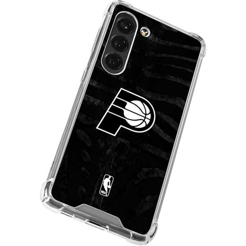NBA Indiana Pacers Black Animal Print Galaxy S23 Clear Case