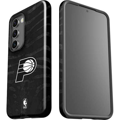 NBA Indiana Pacers Black Animal Print Galaxy S23 Plus Pro Case