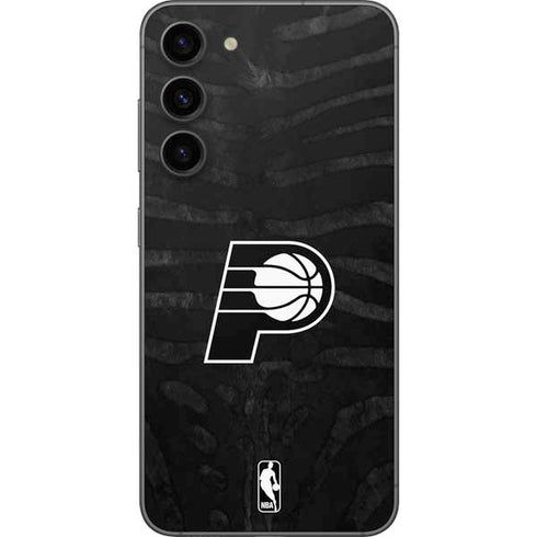 NBA Indiana Pacers Black Animal Print Galaxy S23 Plus Skin
