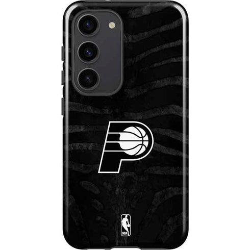 NBA Indiana Pacers Black Animal Print Galaxy S23 Pro Case