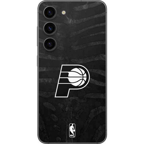 NBA Indiana Pacers Black Animal Print Galaxy S23 Skin