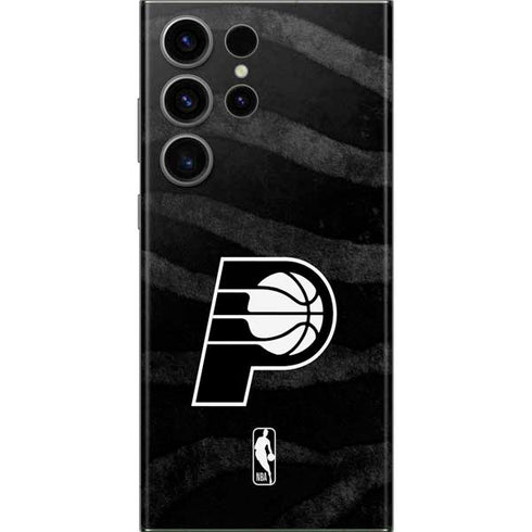NBA Indiana Pacers Black Animal Print Galaxy S23 Ultra Skin