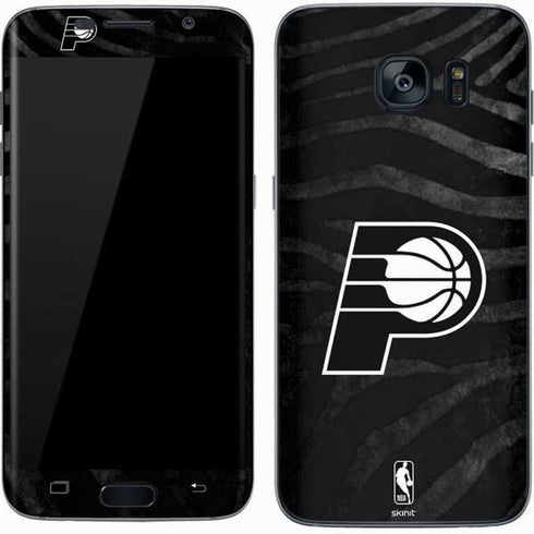 NBA Indiana Pacers Black Animal Print Galaxy S7 Skin