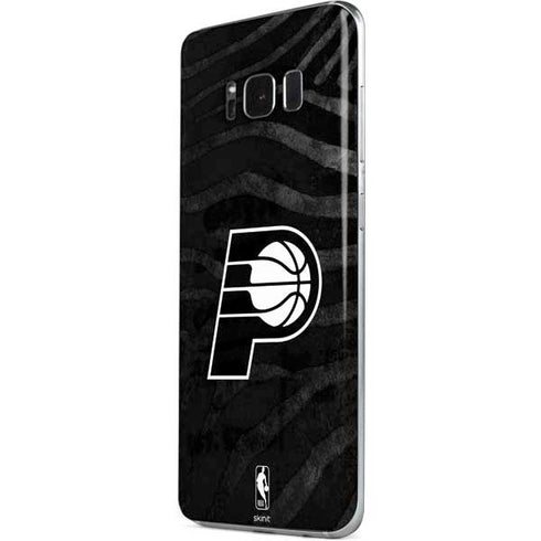 NBA Indiana Pacers Black Animal Print Galaxy S8 Plus Skin