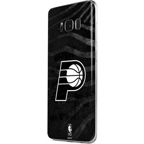 NBA Indiana Pacers Black Animal Print Galaxy S8 Skin