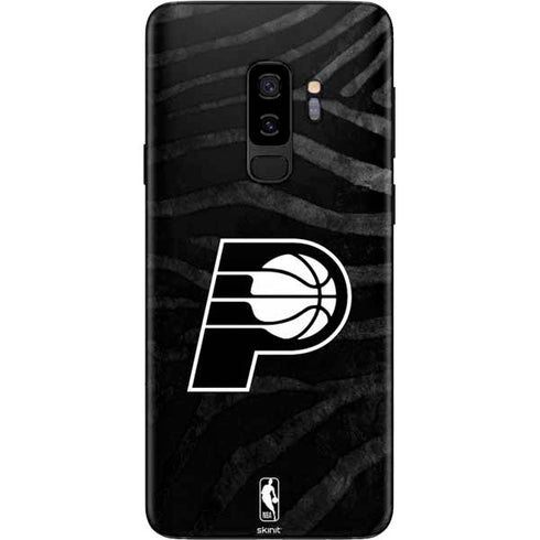 NBA Indiana Pacers Black Animal Print Galaxy S9 Plus Skin