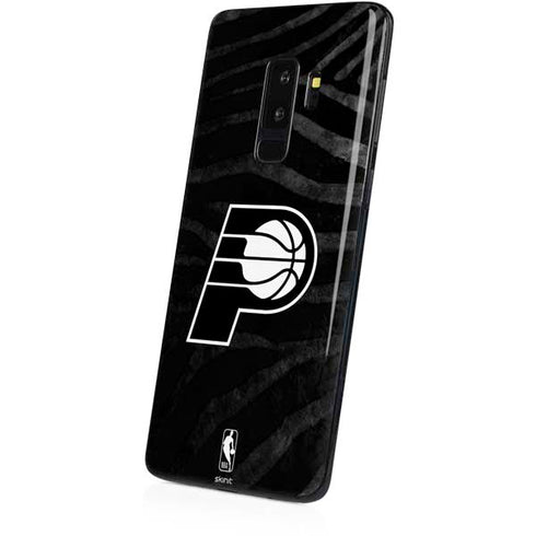NBA Indiana Pacers Black Animal Print Galaxy S9 Plus Skin