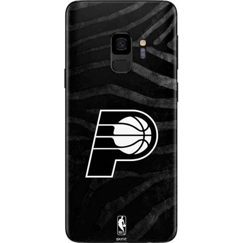 NBA Indiana Pacers Black Animal Print Galaxy S9 Skin