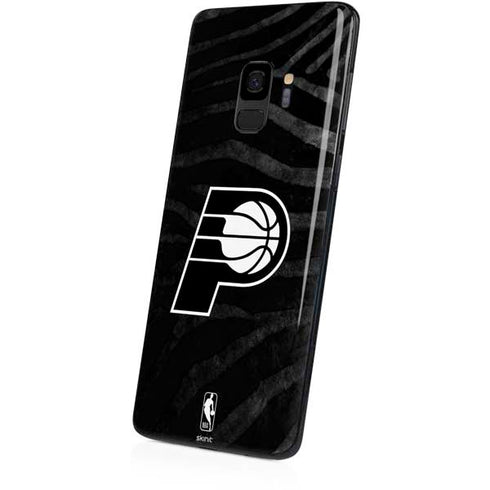 NBA Indiana Pacers Black Animal Print Galaxy S9 Skin