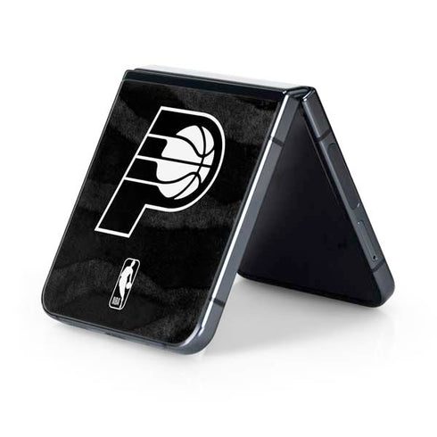 NBA Indiana Pacers Black Animal Print Galaxy Z Flip5 5G Skin