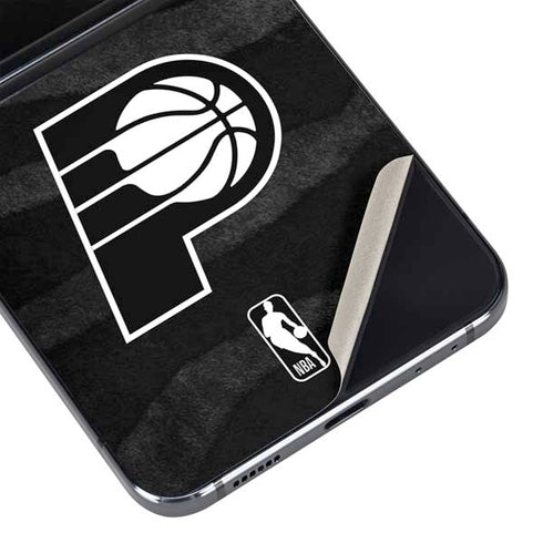 NBA Indiana Pacers Black Animal Print Galaxy Z Flip5 5G Skin