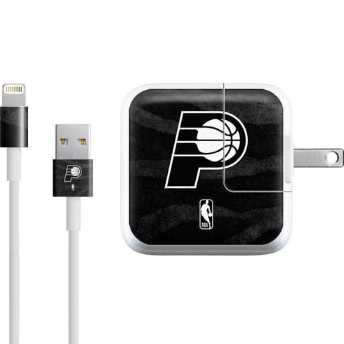 NBA Indiana Pacers Black Animal Print iPad Charger (10W USB) Skin