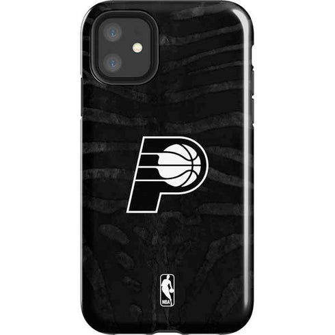 NBA Indiana Pacers Black Animal Print iPhone 11 Impact Case