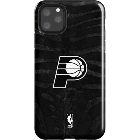 NBA Indiana Pacers Black Animal Print iPhone 11 Pro Max Impact Case