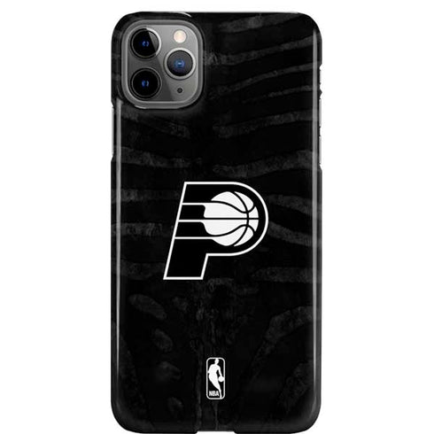 NBA Indiana Pacers Black Animal Print iPhone 11 Pro Max Lite Case