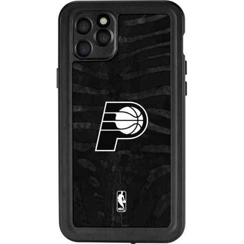 NBA Indiana Pacers Black Animal Print iPhone 11 Pro Max Waterproof Case
