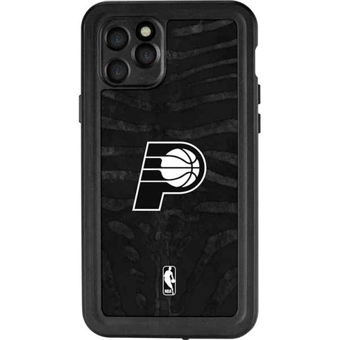 NBA Indiana Pacers Black Animal Print iPhone 11 Pro Waterproof Case