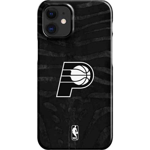 NBA Indiana Pacers Black Animal Print iPhone 12 Mini Lite Case
