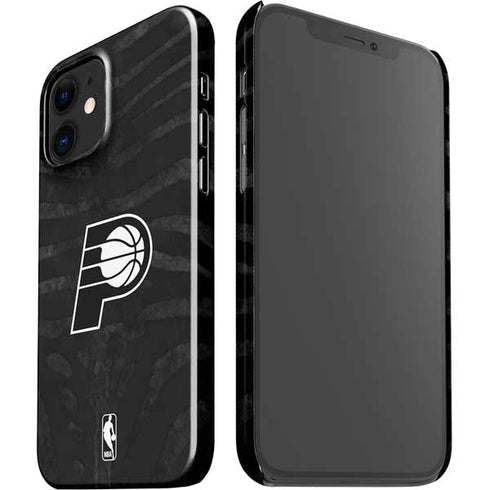 NBA Indiana Pacers Black Animal Print iPhone 12 Mini Lite Case