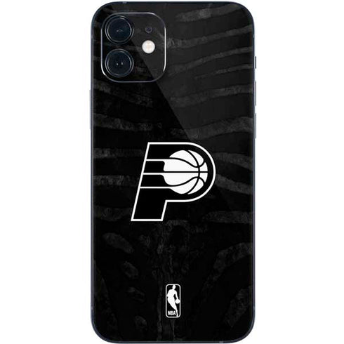 NBA Indiana Pacers Black Animal Print iPhone 12 Mini Skin