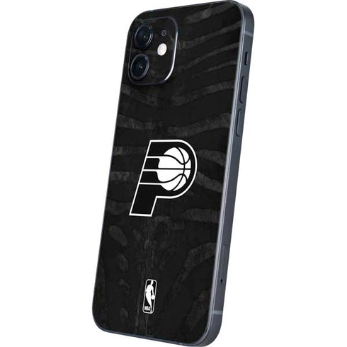 NBA Indiana Pacers Black Animal Print iPhone 12 Mini Skin