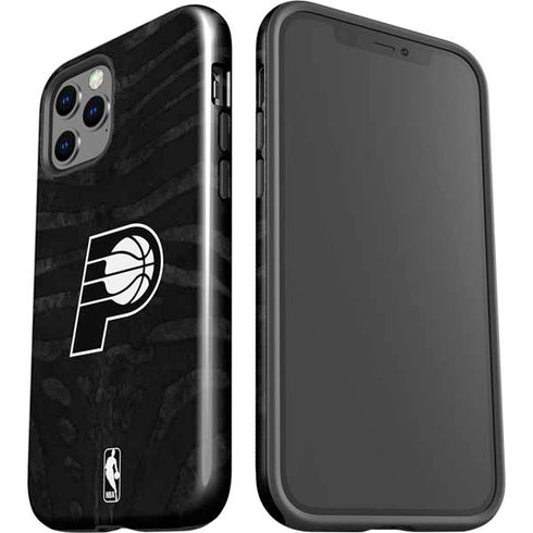 NBA Indiana Pacers Black Animal Print iPhone 12 Pro Impact Case