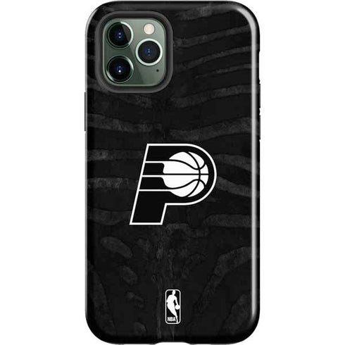 NBA Indiana Pacers Black Animal Print iPhone 12 Pro Max Impact Case