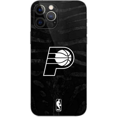 NBA Indiana Pacers Black Animal Print iPhone 12 Pro Skin
