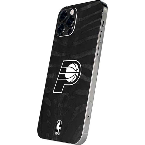 NBA Indiana Pacers Black Animal Print iPhone 12 Pro Skin