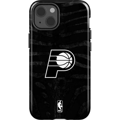 NBA Indiana Pacers Black Animal Print iPhone 13 Impact Case