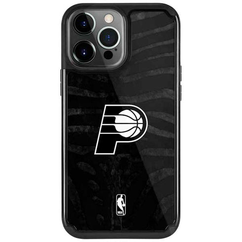 NBA Indiana Pacers Black Animal Print iPhone 13 Pro Cargo Case