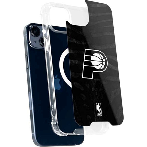 NBA Indiana Pacers Black Animal Print iPhone 15 Plus MagSafe Case