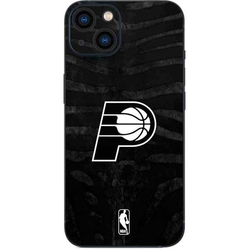 NBA Indiana Pacers Black Animal Print iPhone 15 Plus Skin