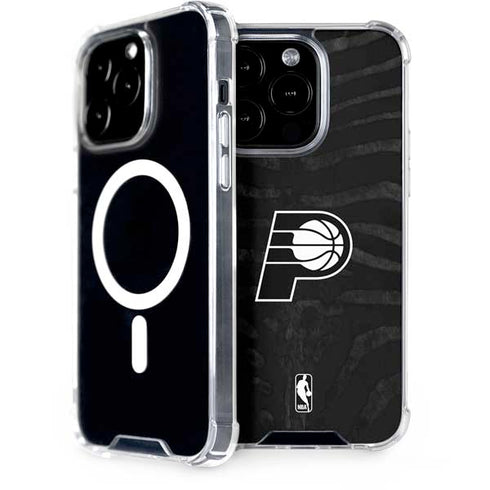 NBA Indiana Pacers Black Animal Print iPhone 15 Pro MagSafe Case