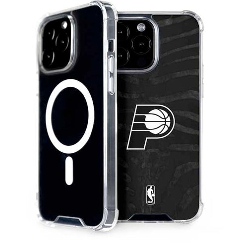 NBA Indiana Pacers Black Animal Print iPhone 14 Pro Max MagSafe Case