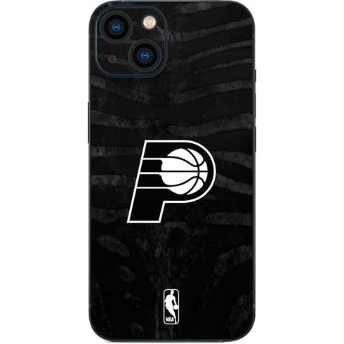 NBA Indiana Pacers Black Animal Print iPhone 14 Skin