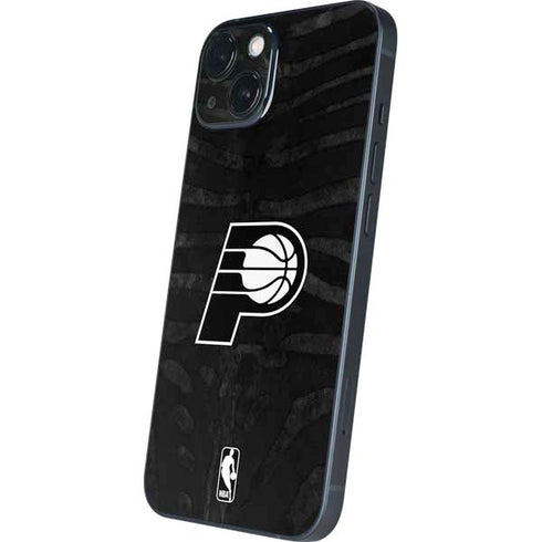 NBA Indiana Pacers Black Animal Print iPhone 14 Skin