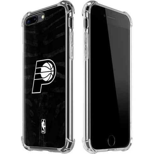 NBA Indiana Pacers Black Animal Print iPhone 7/8 Plus Clear Case