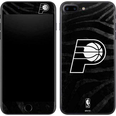 NBA Indiana Pacers Black Animal Print iPhone 8 Plus Skin