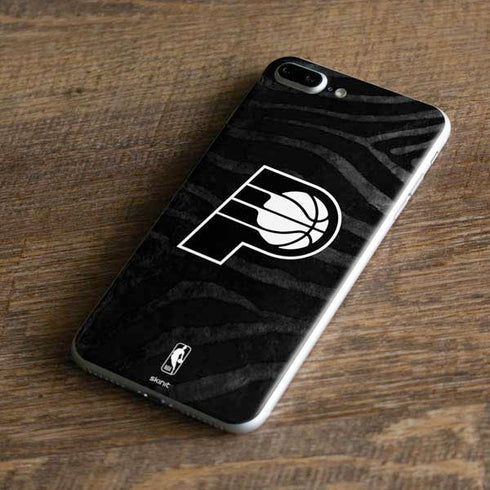 NBA Indiana Pacers Black Animal Print iPhone 8 Plus Skin