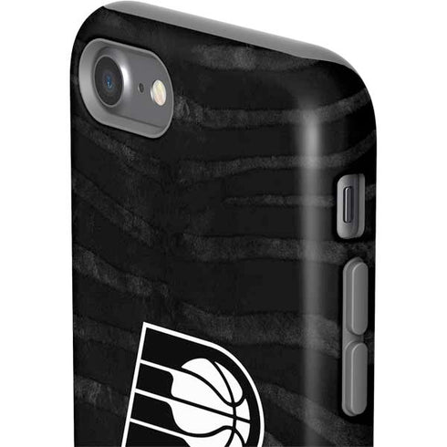NBA Indiana Pacers Black Animal Print iPhone SE (2nd & 3rd Gen) Pro Case