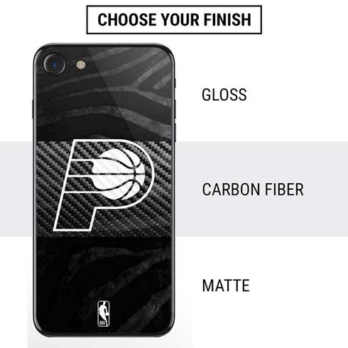 NBA Indiana Pacers Black Animal Print iPhone SE (2nd & 3rd Gen) Skin