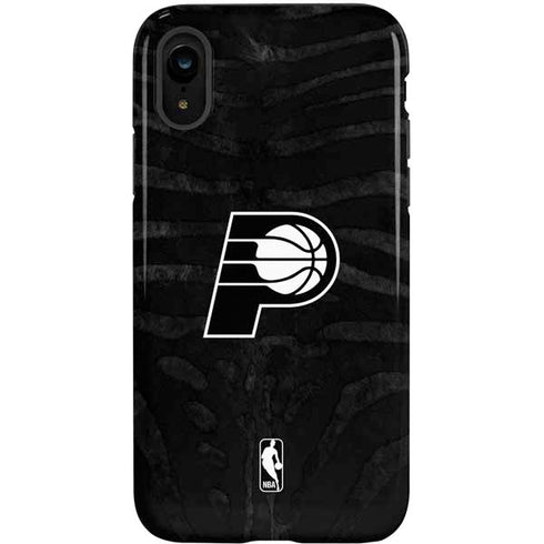 NBA Indiana Pacers Black Animal Print iPhone XR Pro Case