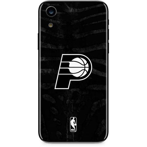 NBA Indiana Pacers Black Animal Print iPhone XR Skin