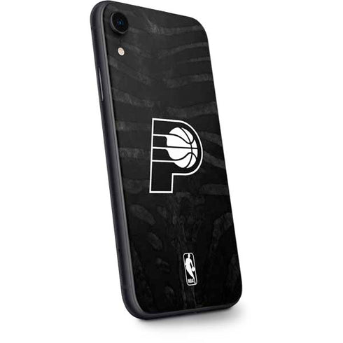 NBA Indiana Pacers Black Animal Print iPhone XR Skin